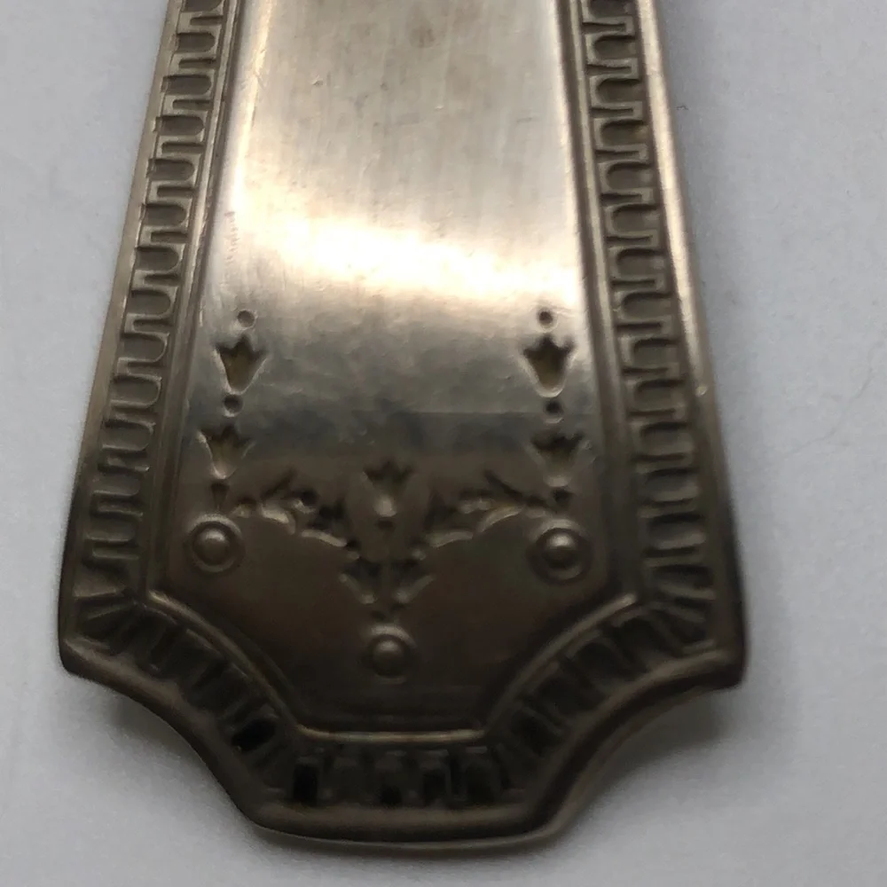 National Silver Co. Empire Pattern Pie Server Pierced Spatula Stainless Utensil